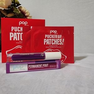 lip gloss lip mask - Pop Beauty pucker up patches and permanent pout Plumping